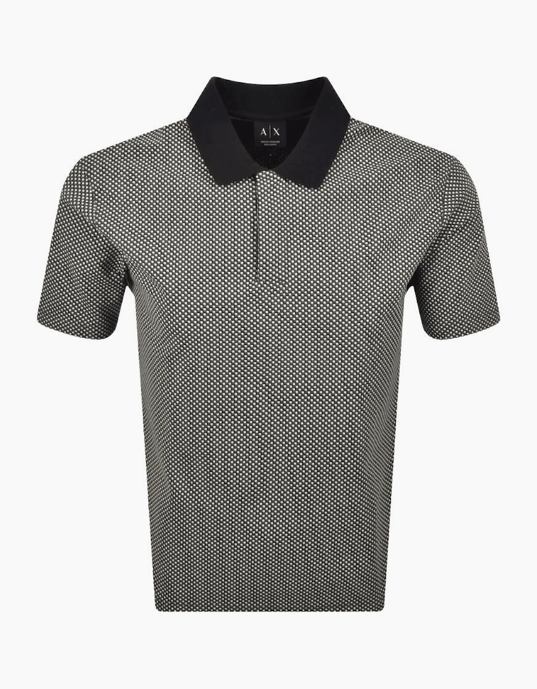 Patterned Navy Polo Shirt, 4 of 3