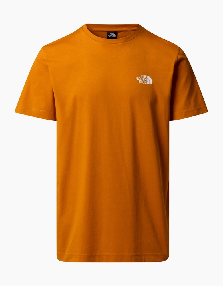 The North Face Simple Dome T-Shirt Orange