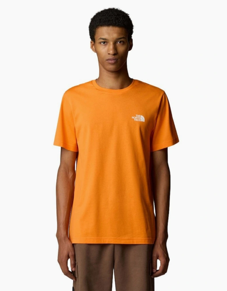 The North Face Simple Dome T-Shirt Orange