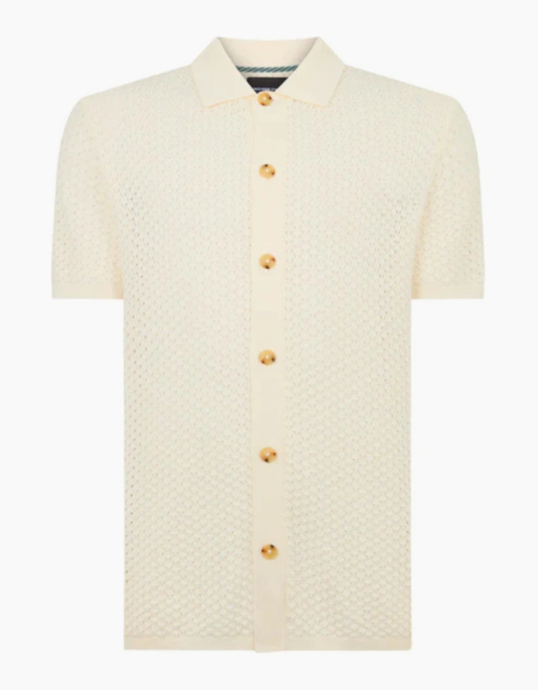 Remus Uomo Knitted Polo 58868 90 Stone