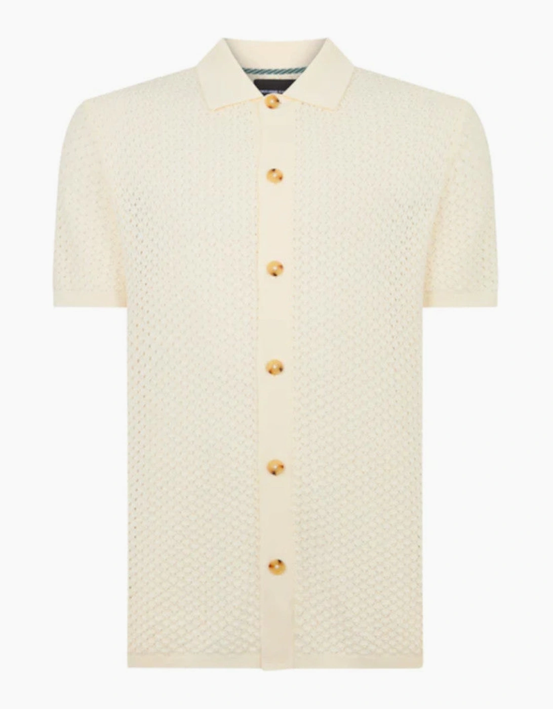 Remus Uomo Knitted Polo 58868 90 Stone, 5 of 4