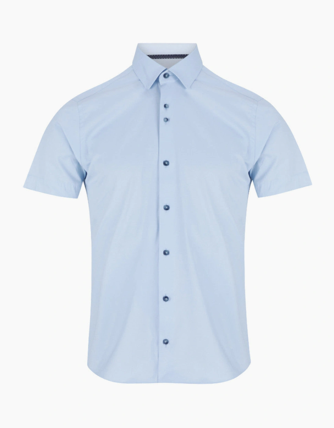 Remus Uomo Stretch Semi Formal SS Shirt 21 Blue, 5 of 4