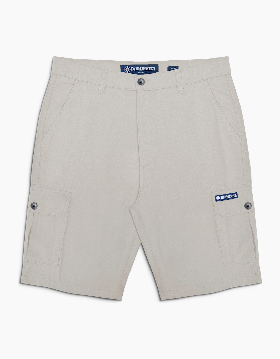 Lambretta Mens Cargo Shorts, 2 of 1
