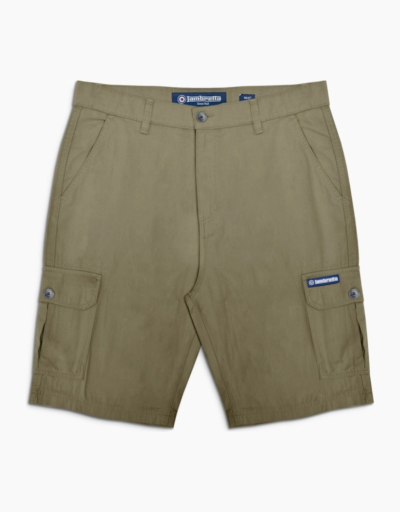 Lambretta Mens Cargo Shorts