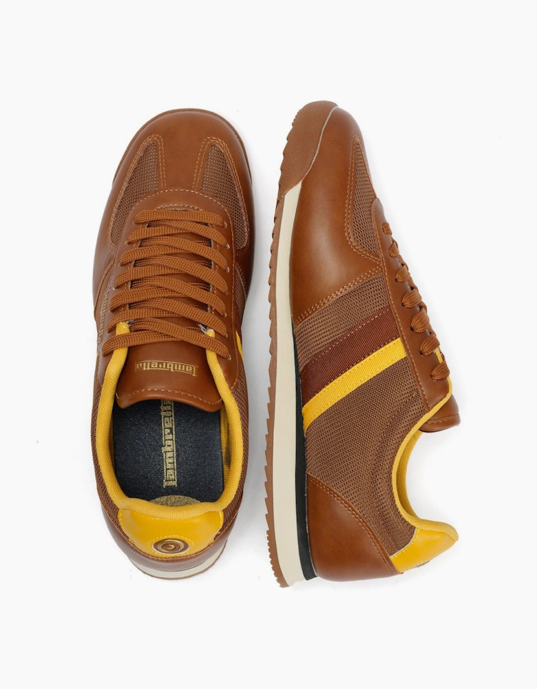 Lambretta Diego Men's Tan Trainers