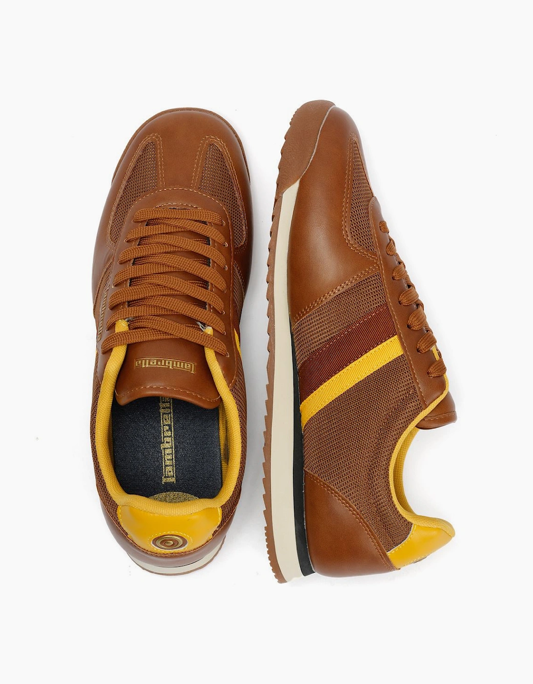 Lambretta Diego Men's Tan Trainers