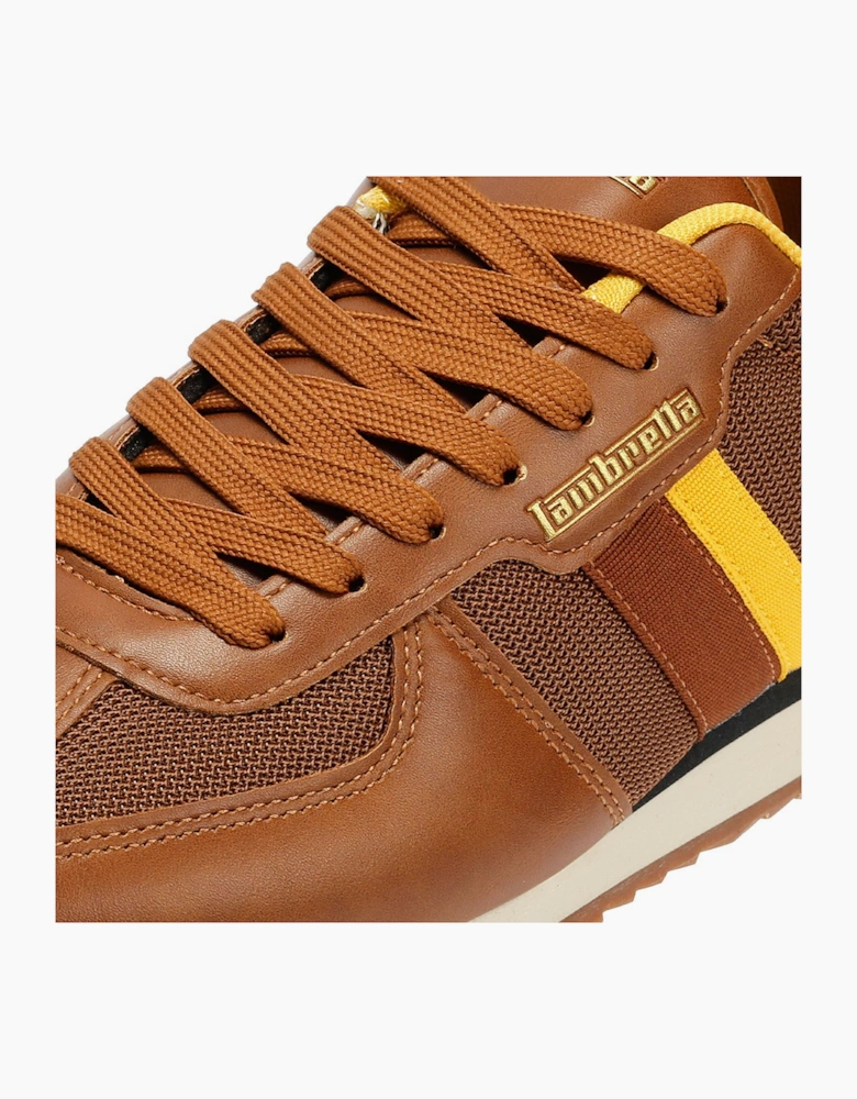 Lambretta Diego Men's Tan Trainers