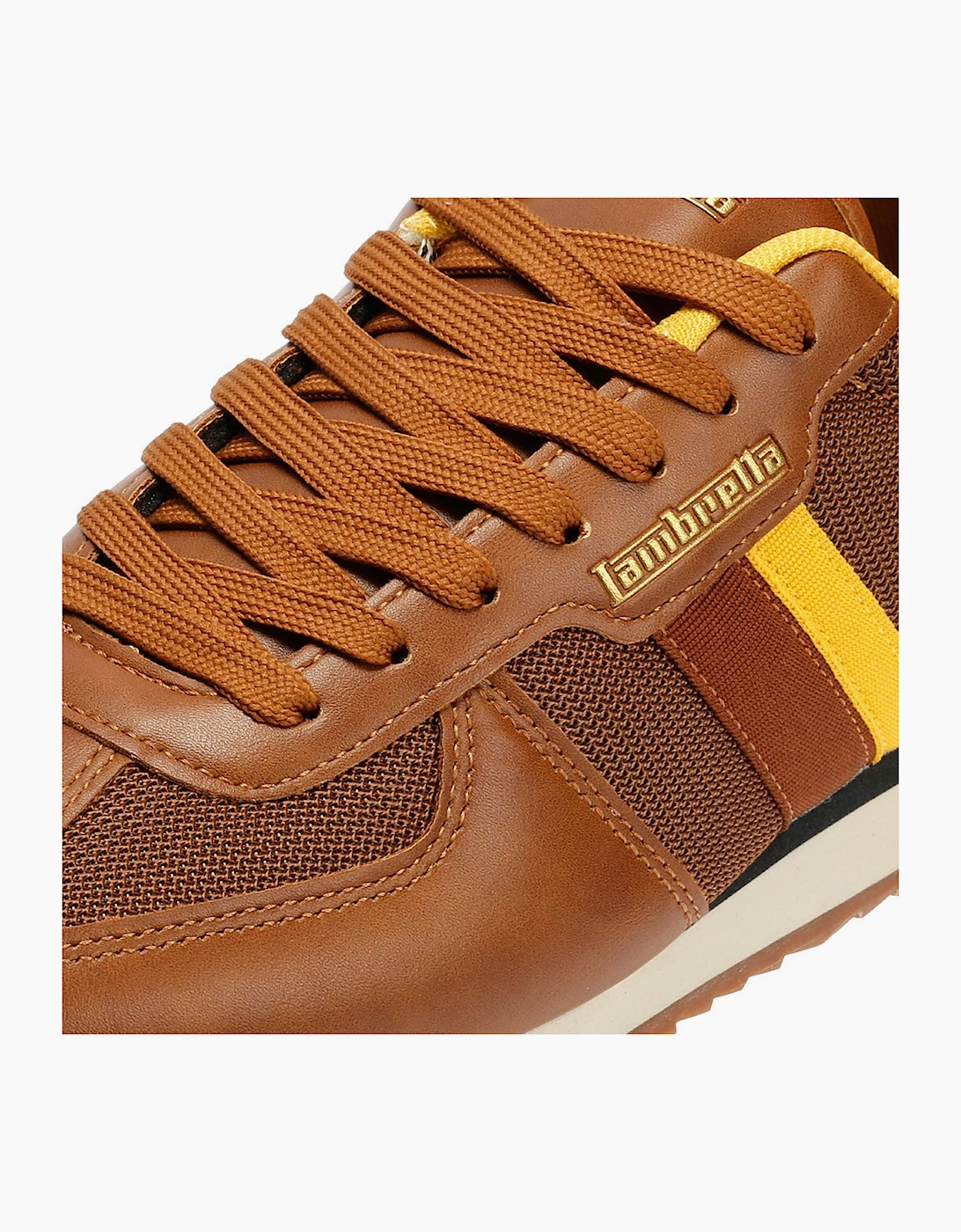 Lambretta Diego Men's Tan Trainers