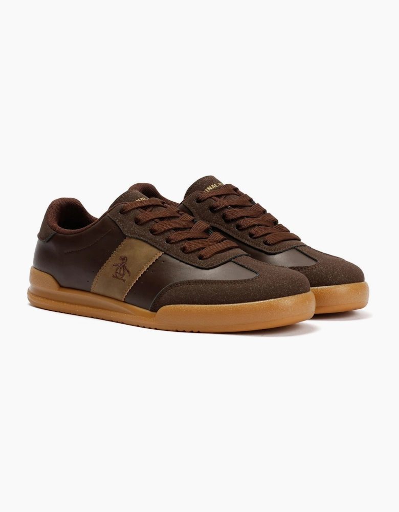 Penguin Giovanni Men's Chocolate Trainers