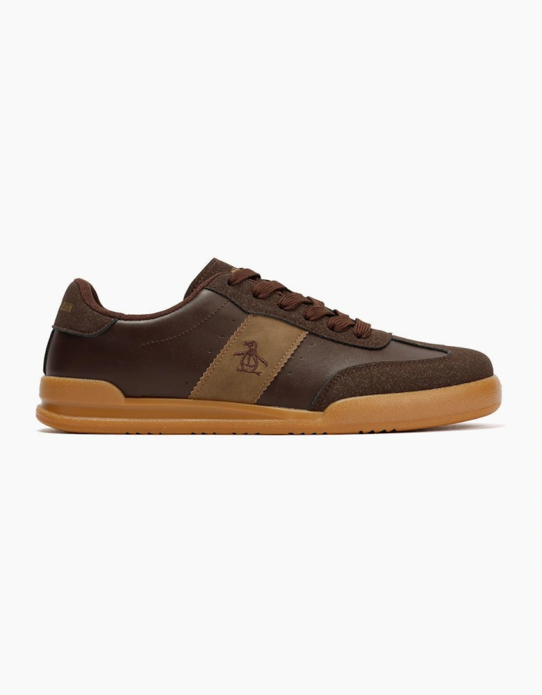 Penguin Giovanni Men's Chocolate Trainers