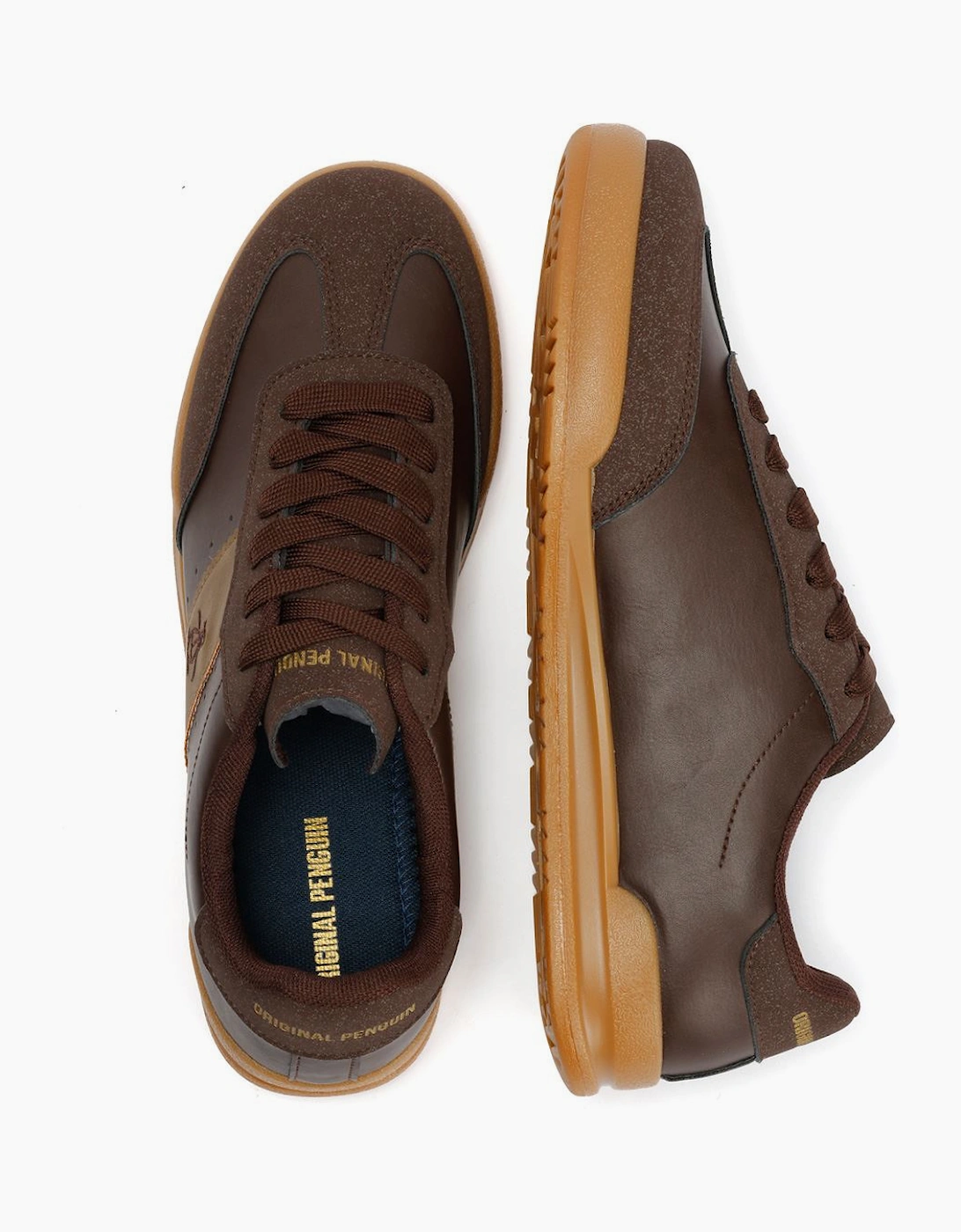 Penguin Giovanni Men's Chocolate Trainers