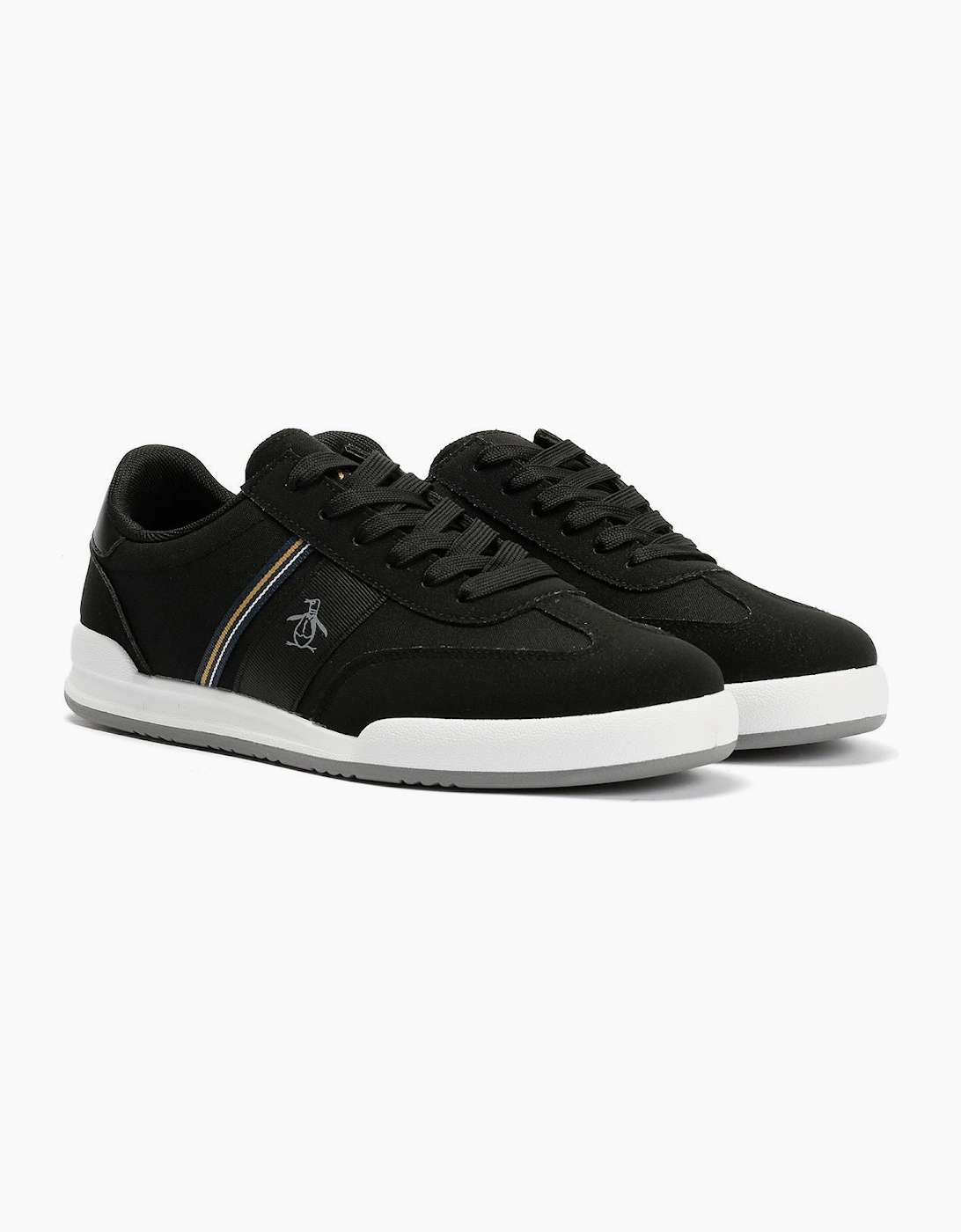 Penguin Gaz Men's Black Trainers, 9 of 8