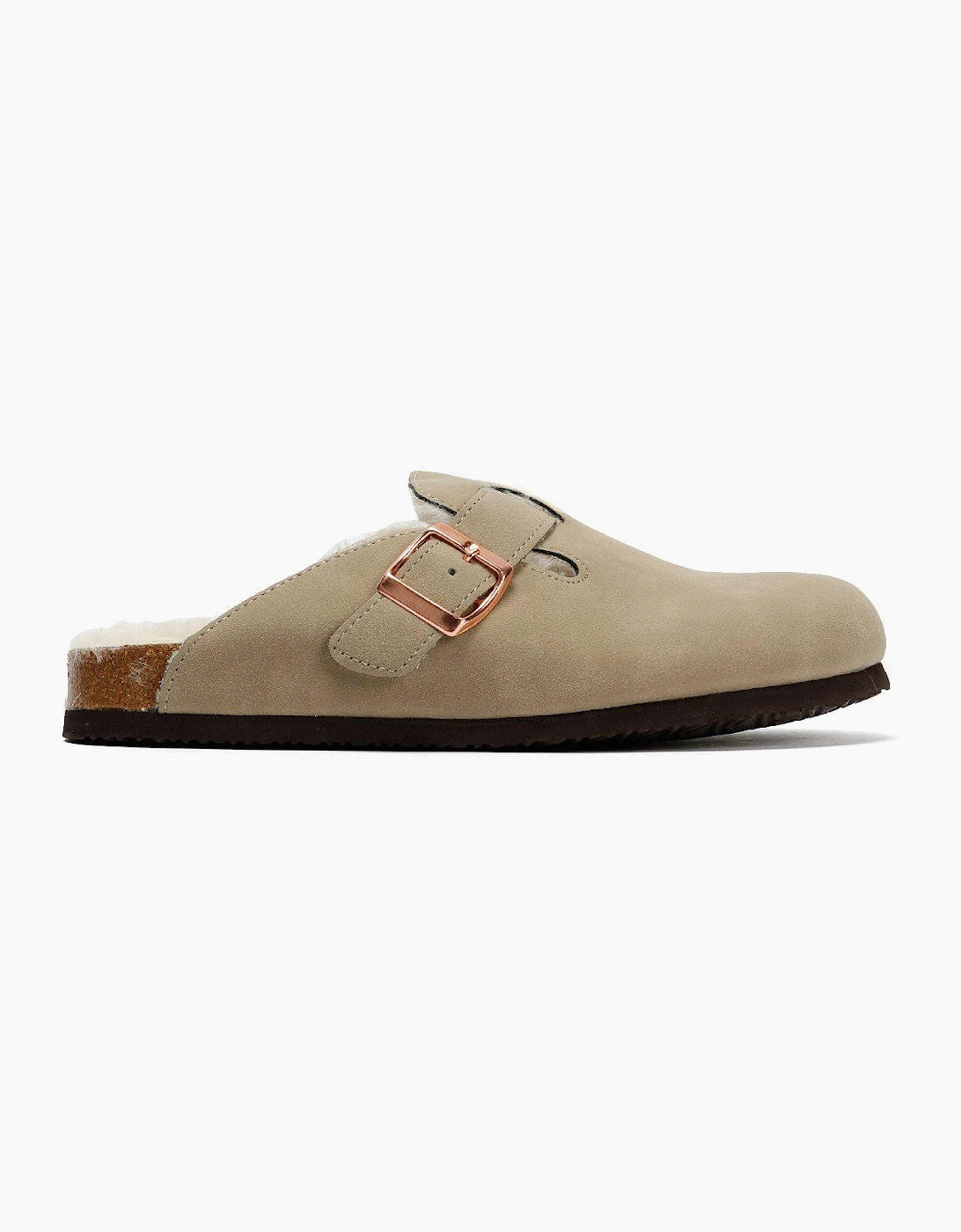Penguin Poppy Fur Suede Women's Sand Mules