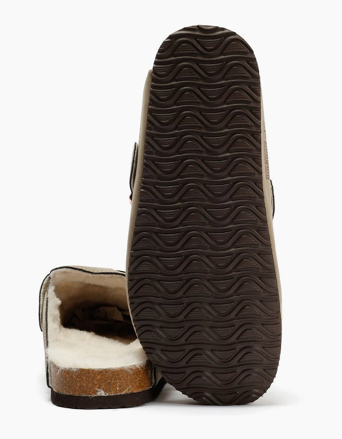 Penguin Poppy Fur Suede Women's Sand Mules
