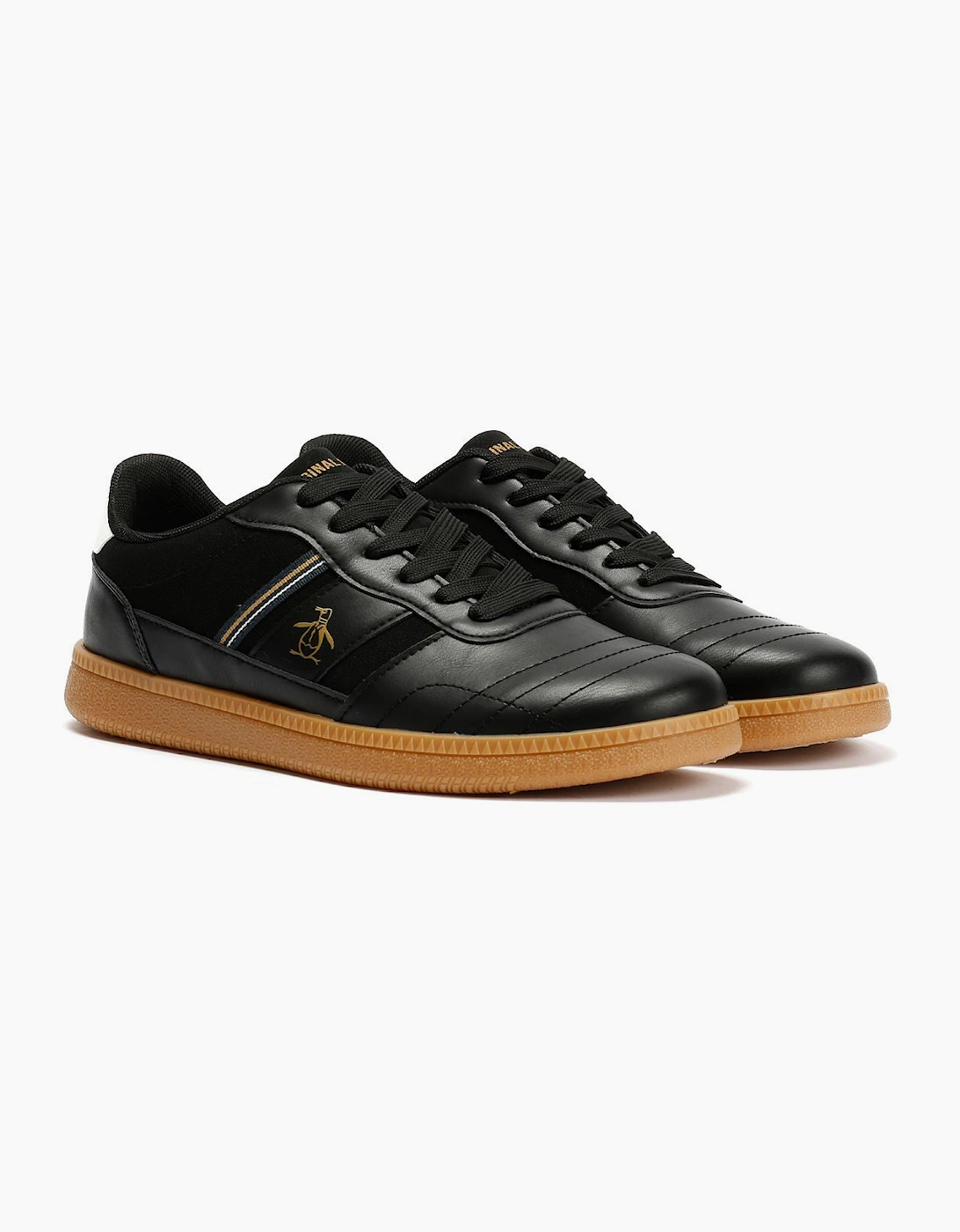 Penguin Striker Men's Black Trainers, 9 of 8