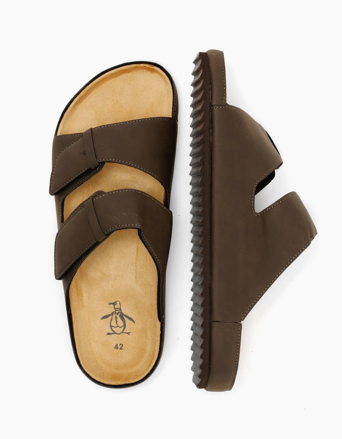Penguin Panache Men's Brown Sandals