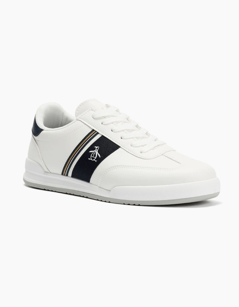 Penguin Gaz Men's White Trainers