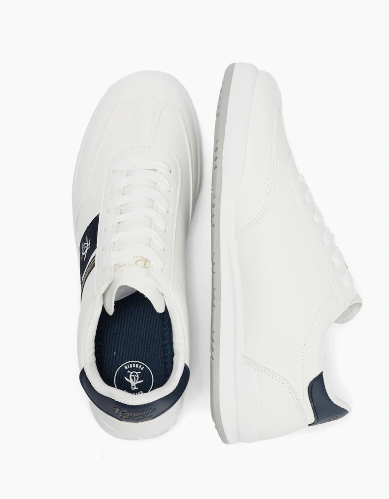 Penguin Gaz Men's White Trainers