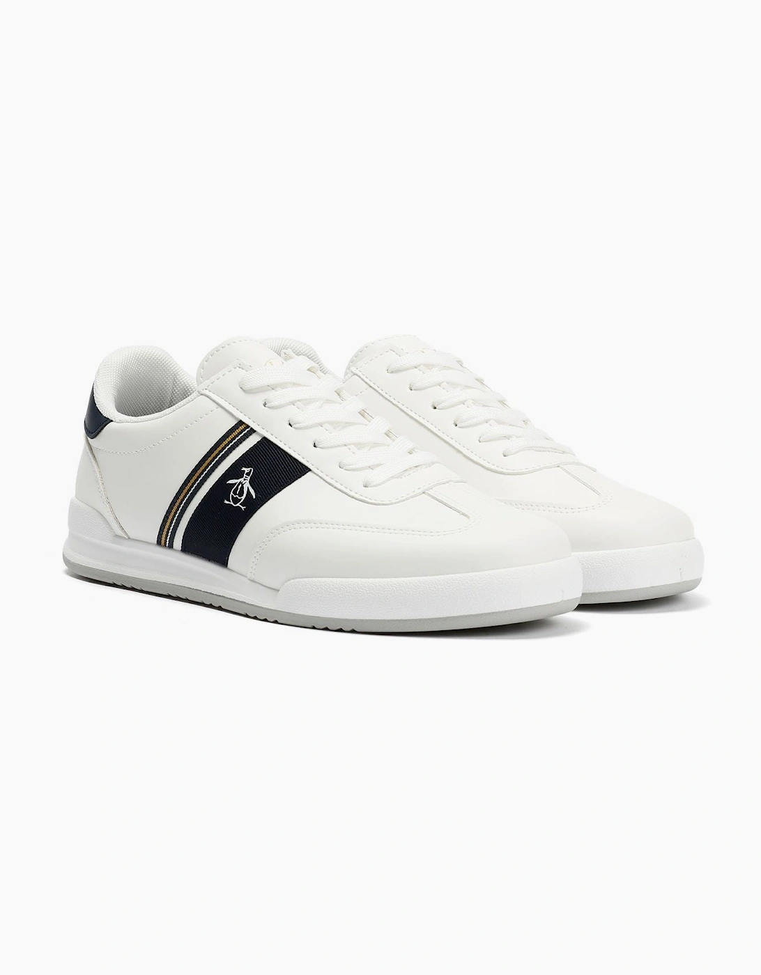 Penguin Gaz Men's White Trainers, 9 of 8
