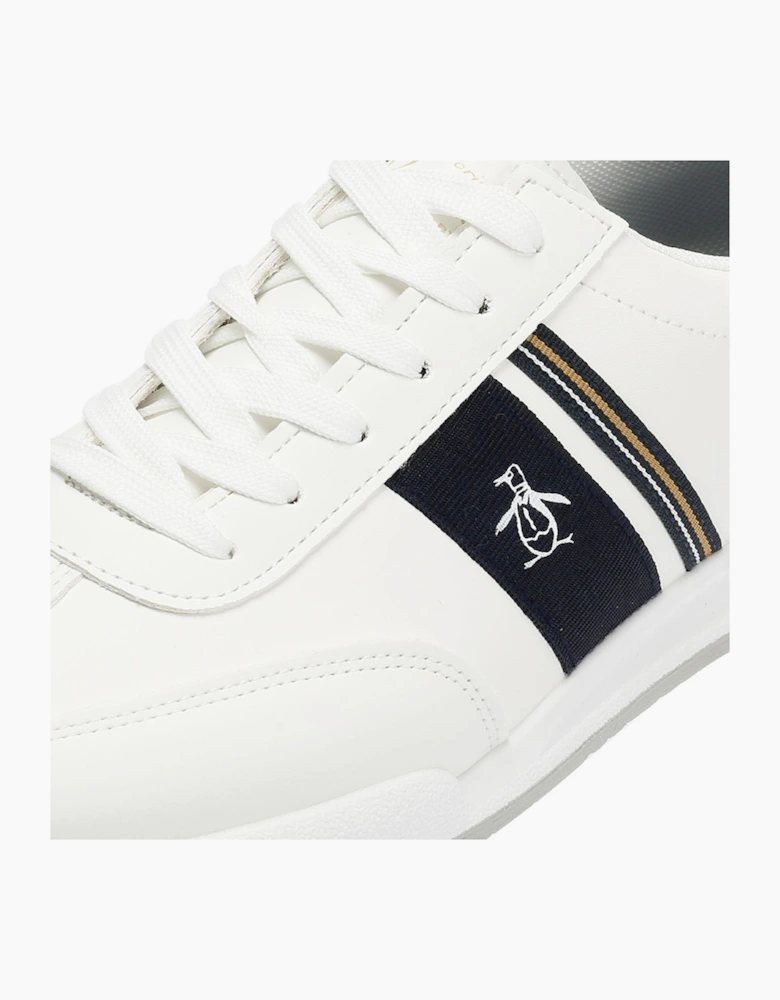 Penguin Gaz Men's White Trainers