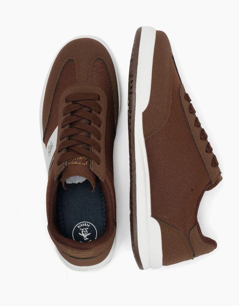 Penguin Gaz Men's Chocolate Trainers