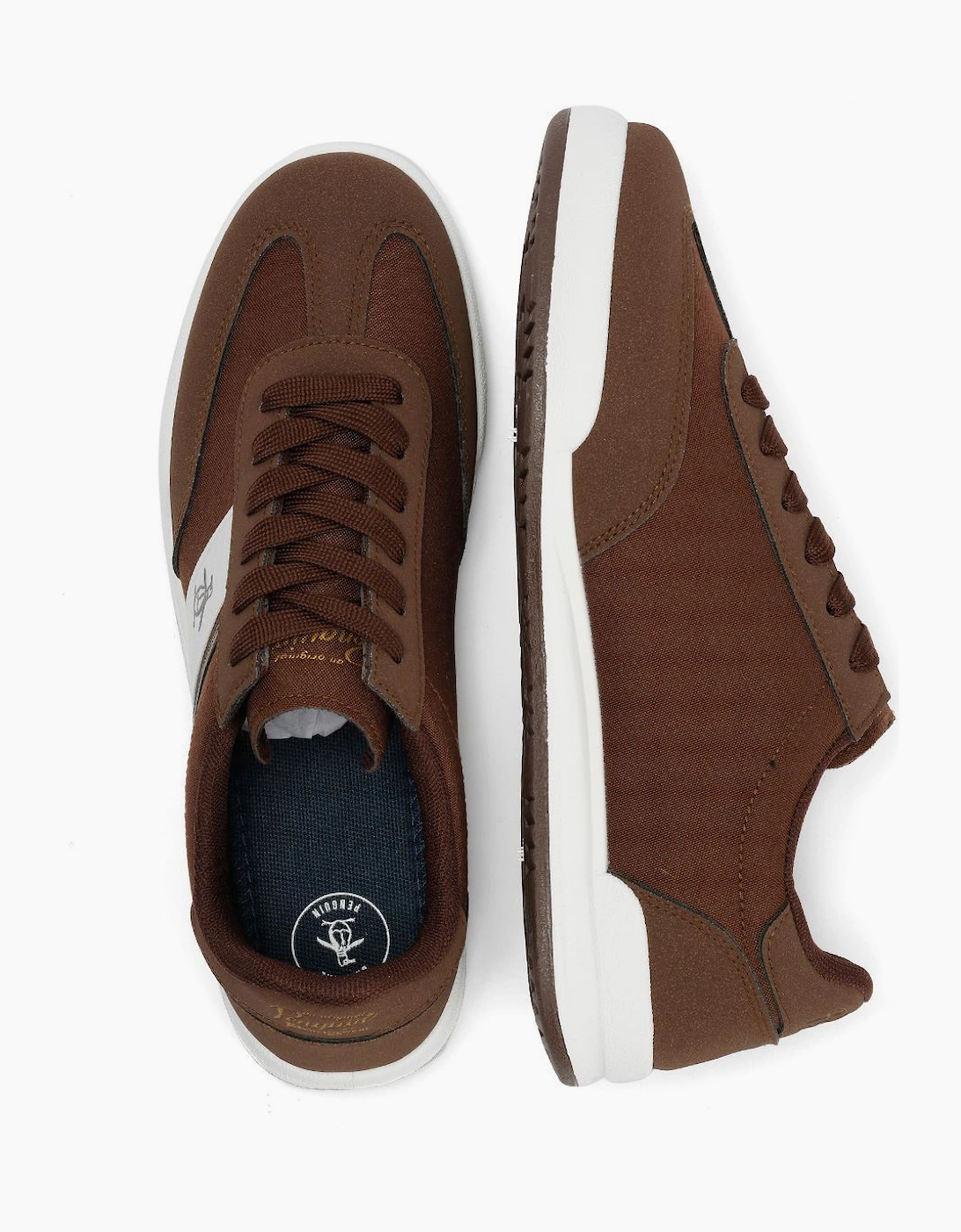 Penguin Gaz Men's Chocolate Trainers