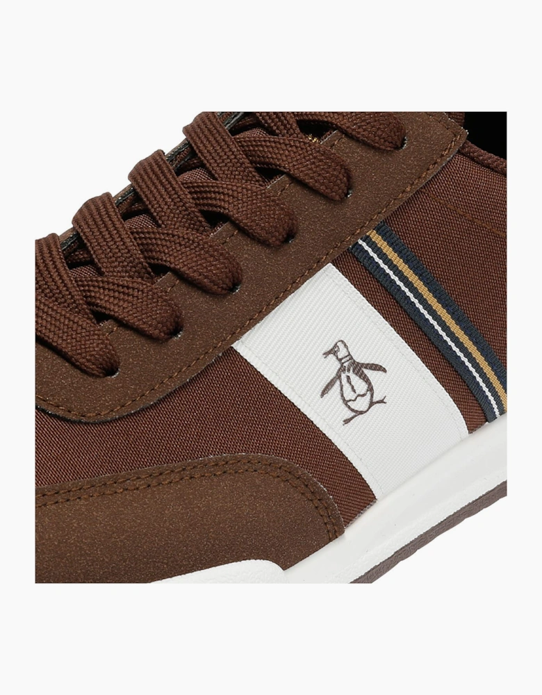 Penguin Gaz Men's Chocolate Trainers