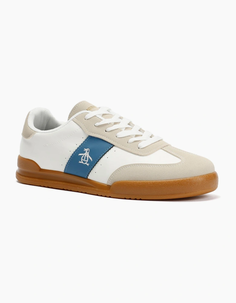 Penguin Giovanni Men's White Trainers
