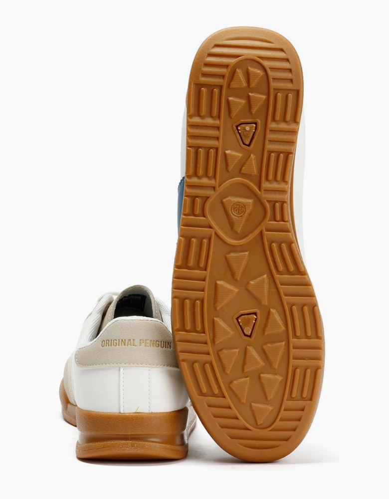 Penguin Giovanni Men's White Trainers