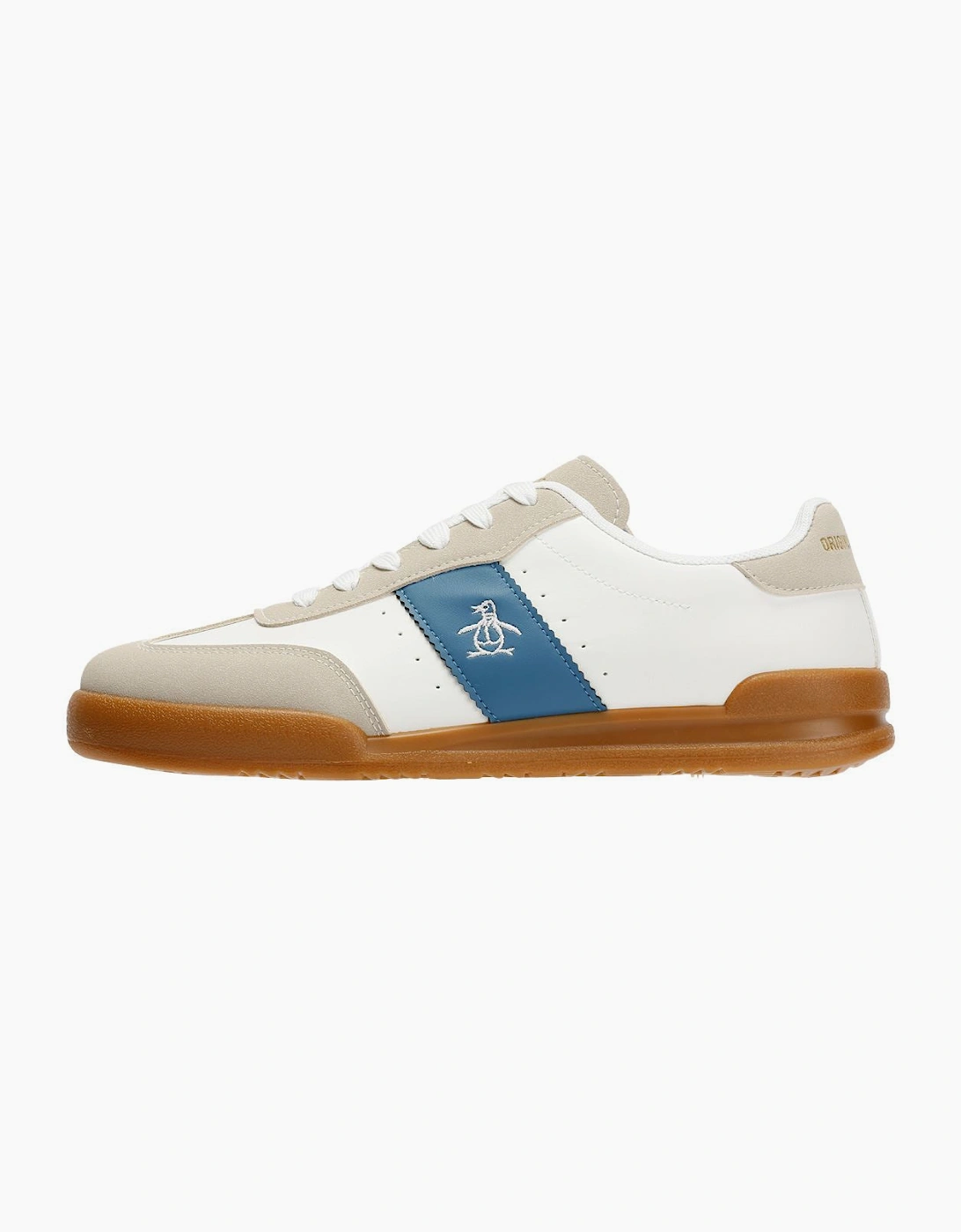 Penguin Giovanni Men's White Trainers