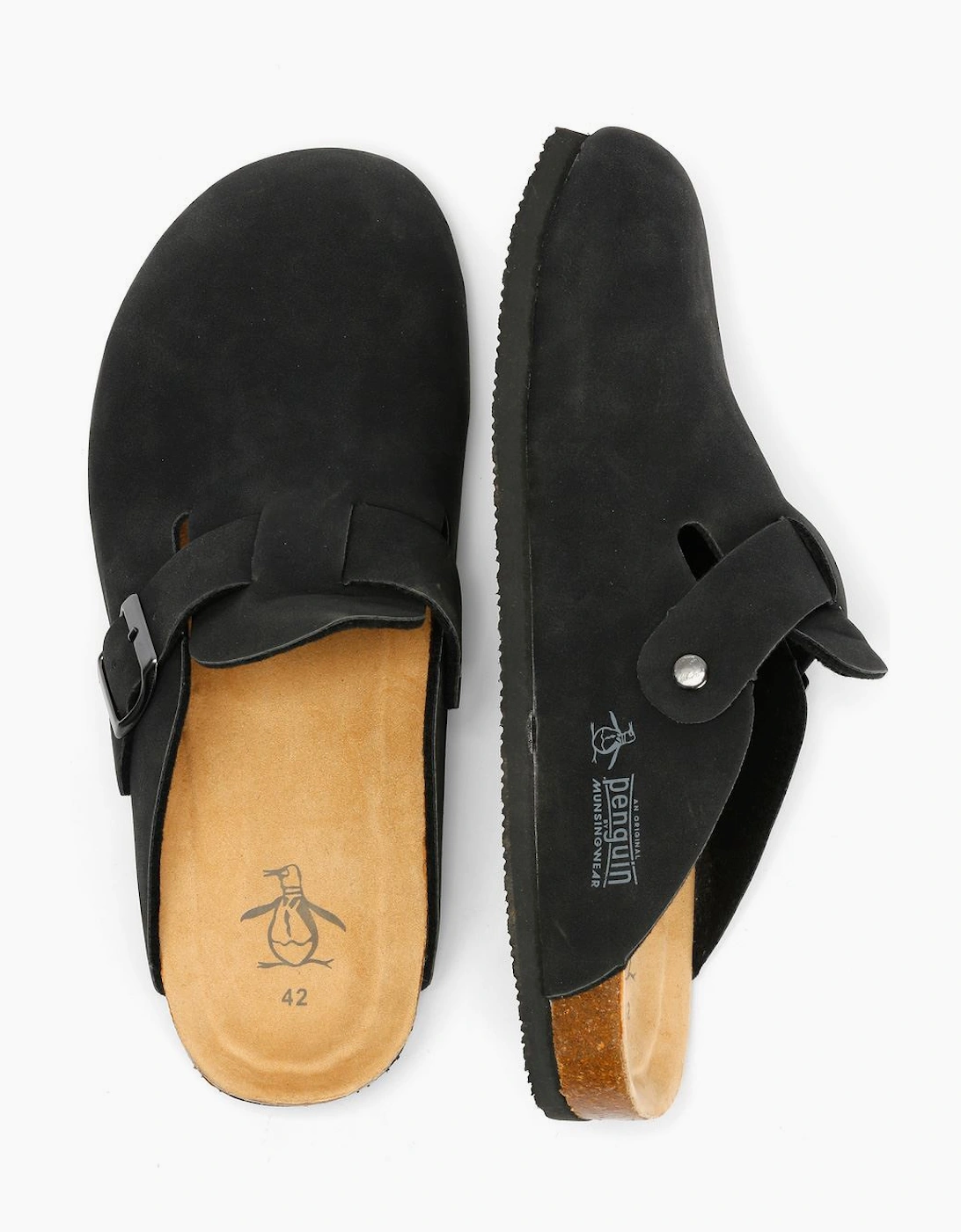 Penguin Pappy Men's Black Mules