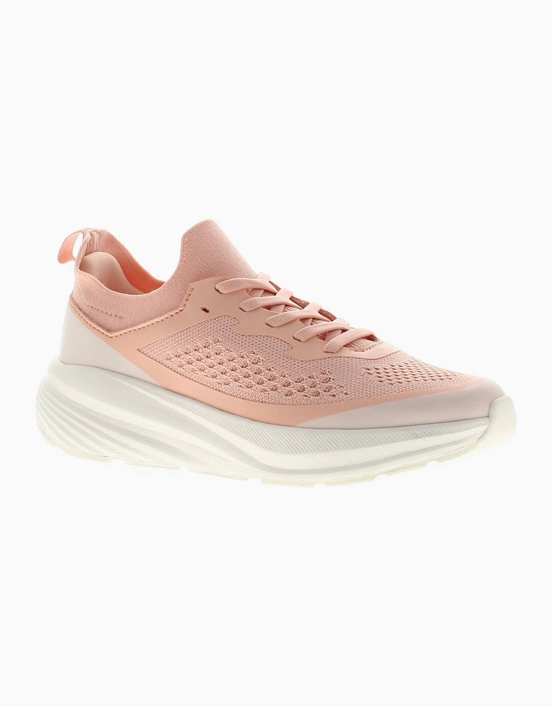 SURGE Womens Running Trainers Memory Foam Amren Lace Up pink UK Size, 6 of 5