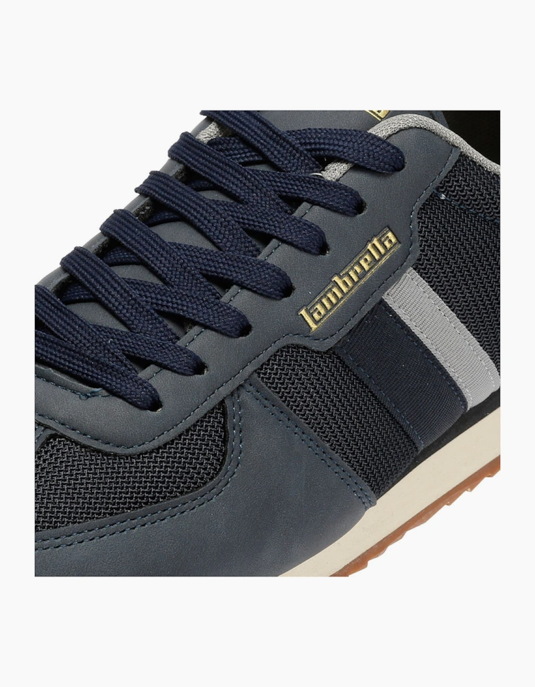 Lambretta Diego Men's Navy/Charcoal Trainers