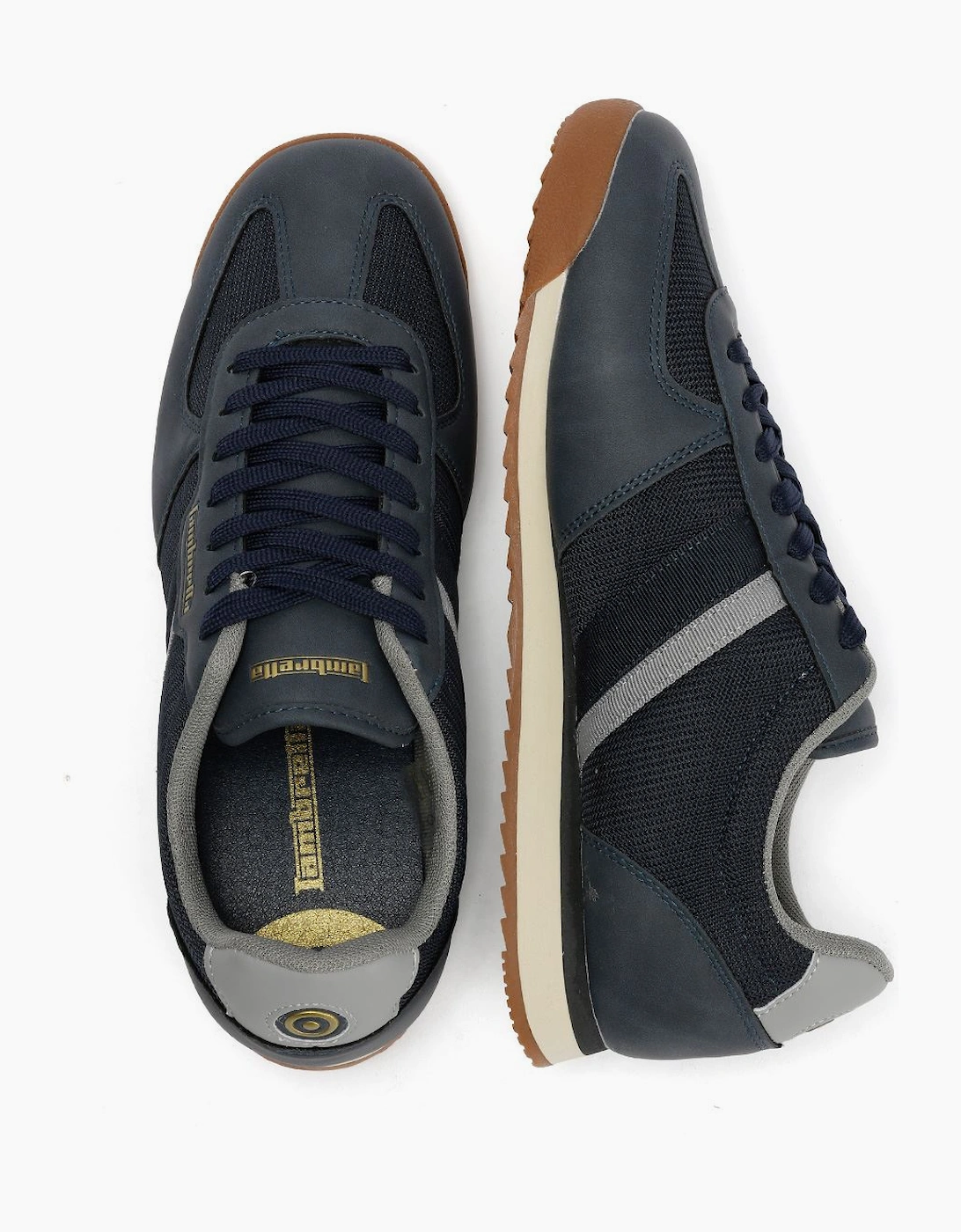 Lambretta Diego Men's Navy/Charcoal Trainers