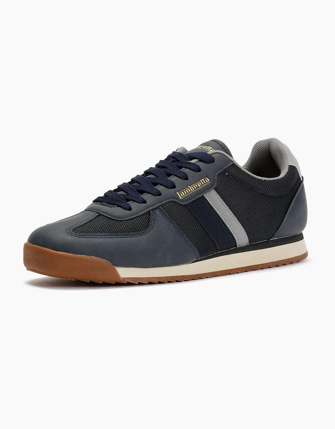 Lambretta Diego Men's Navy/Charcoal Trainers