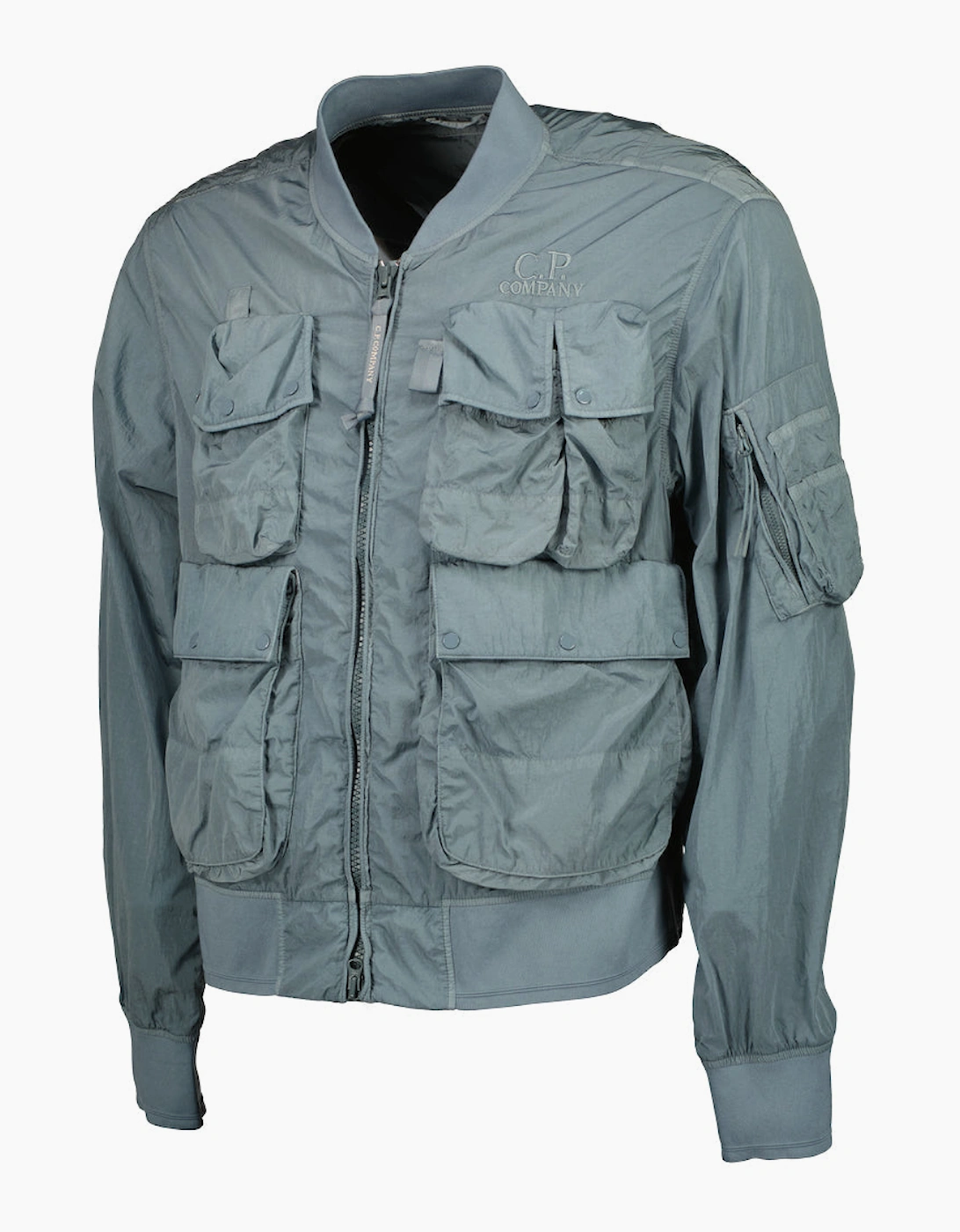 Chrome-R Multi-Pocket Bomber Jacket