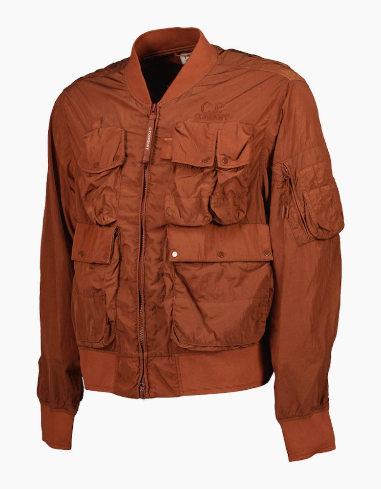 Chrome-R Multi-Pocket Bomber Jacket