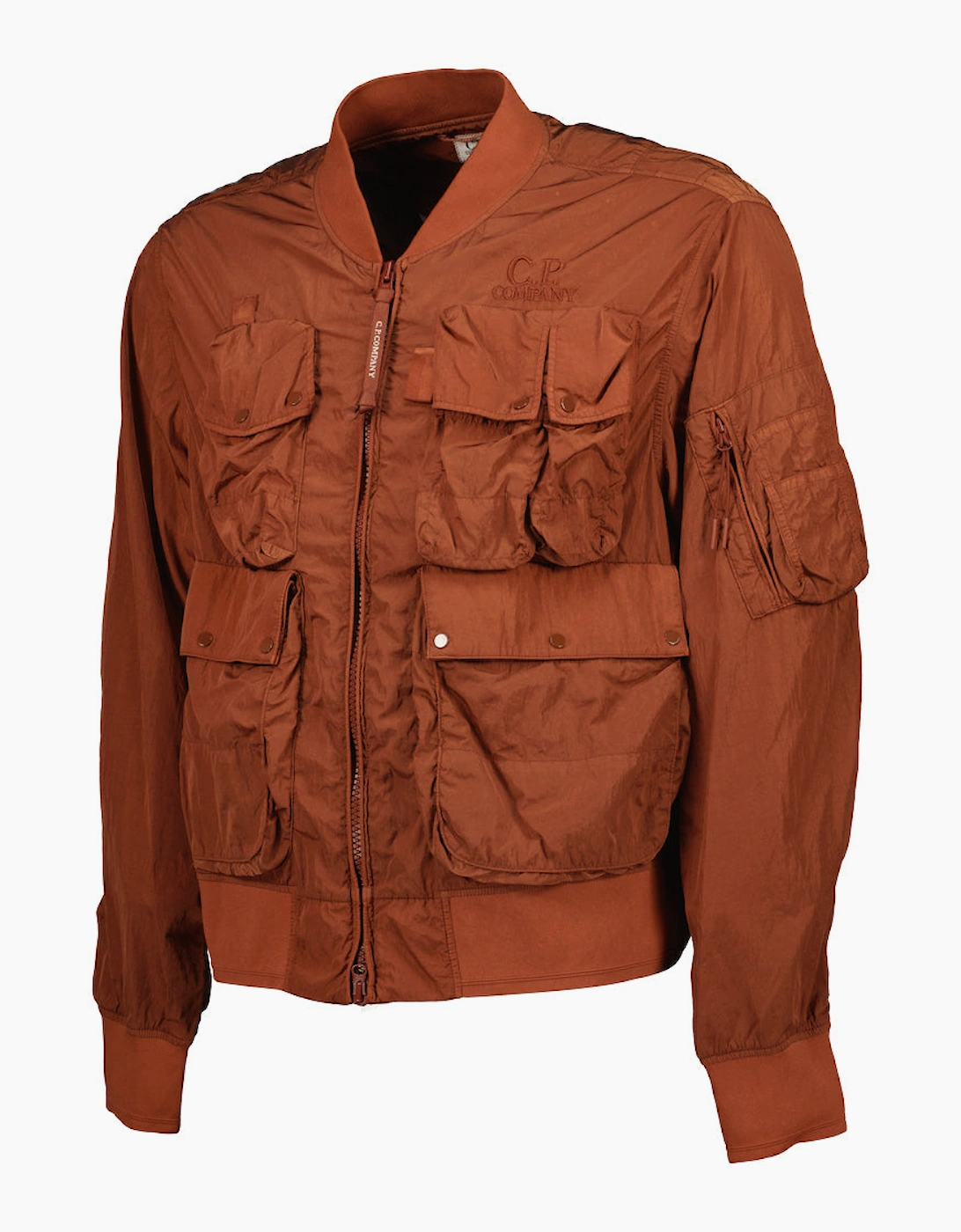 Chrome-R Multi-Pocket Bomber Jacket