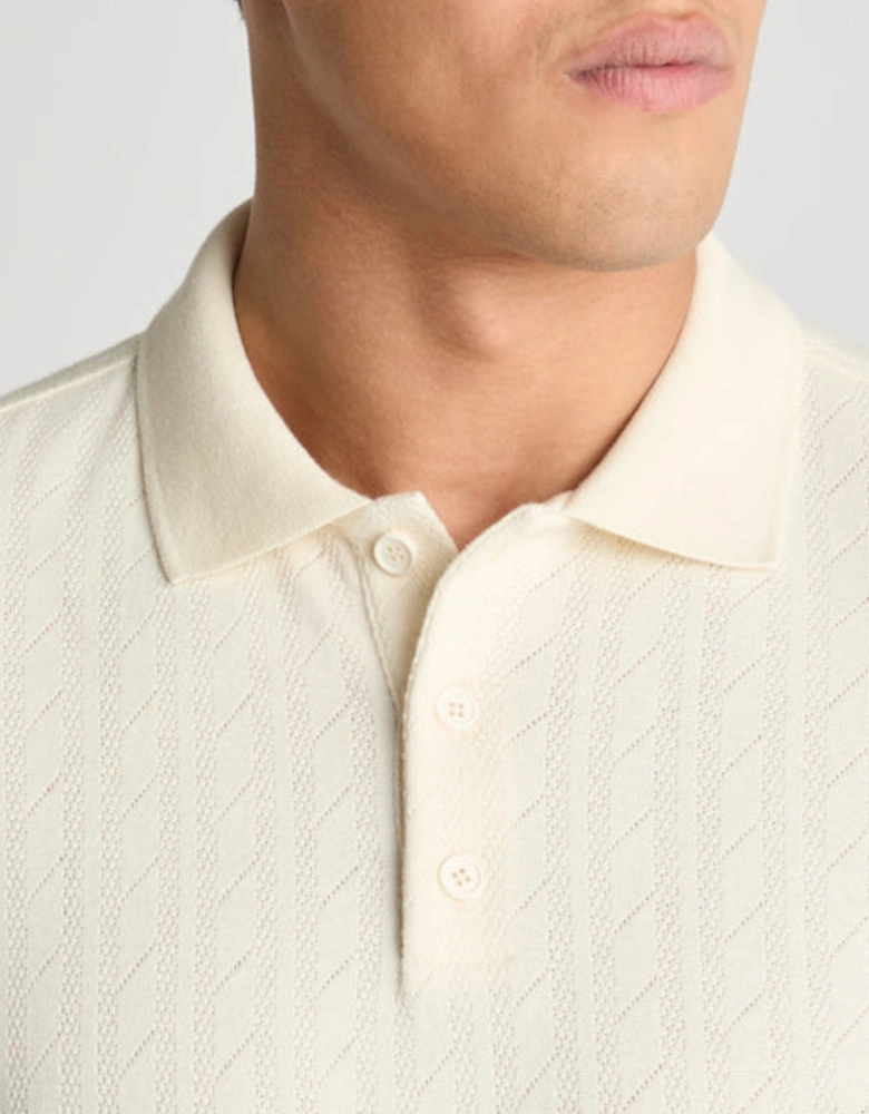 Remus Uomo Jaquard Polo 90 Stone