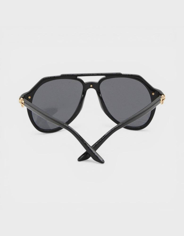 Rajio Sunglasses Black Gold