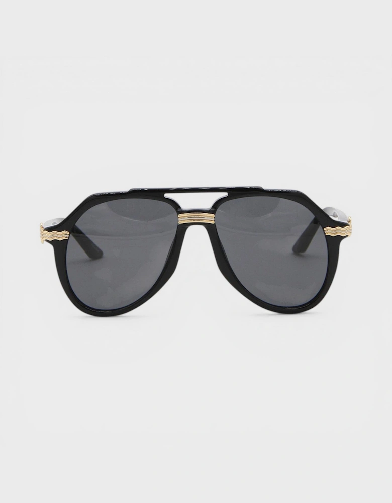 Rajio Sunglasses Black Gold