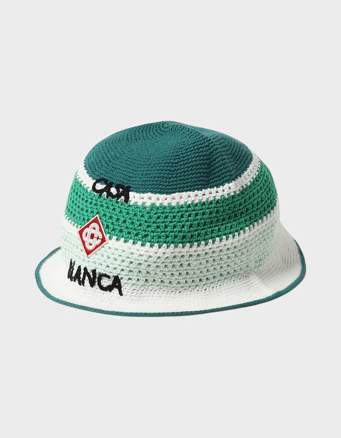 Cotton Crochet Hat Green