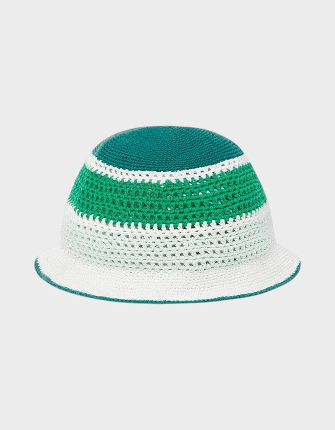 Cotton Crochet Hat Green