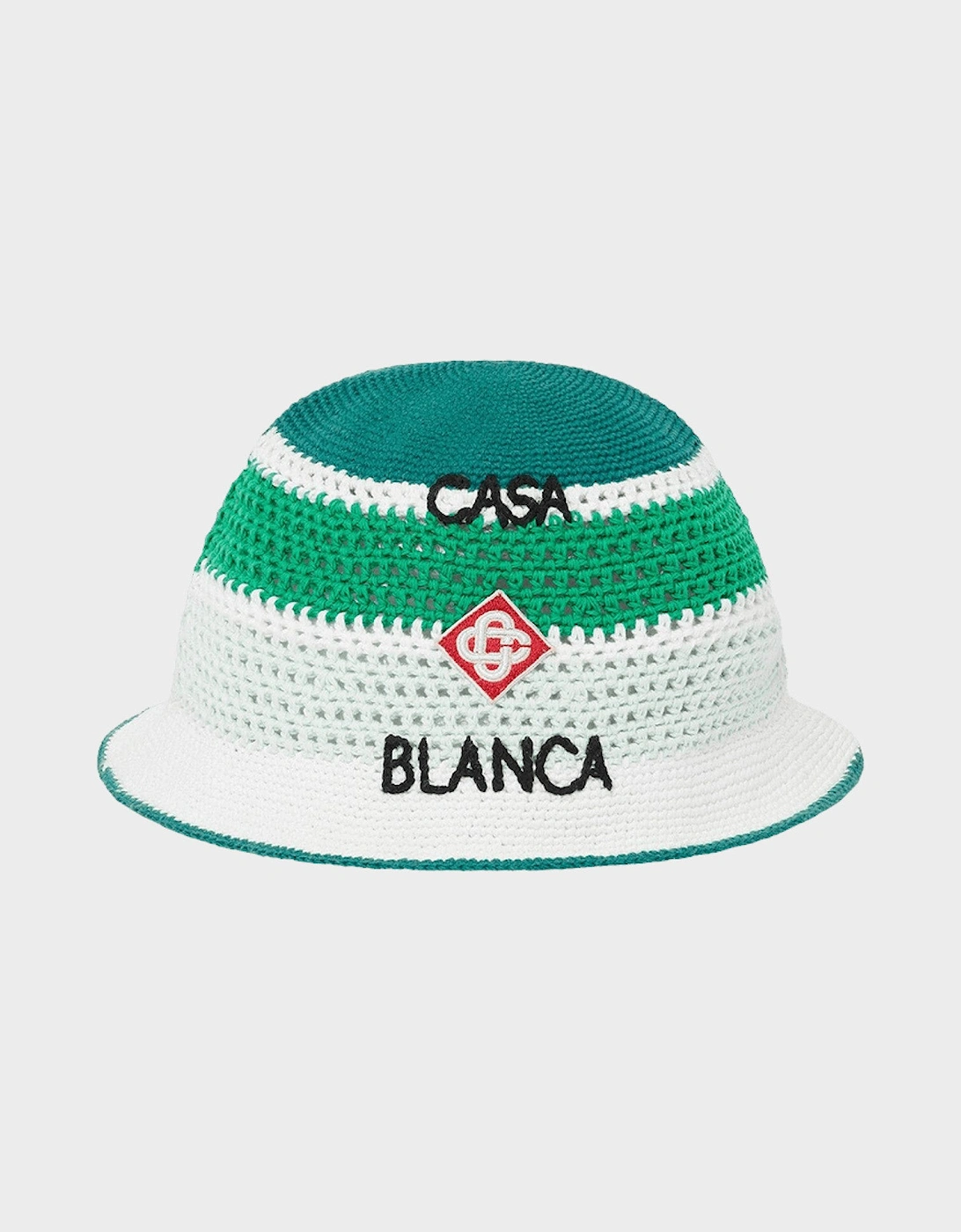 Cotton Crochet Hat Green