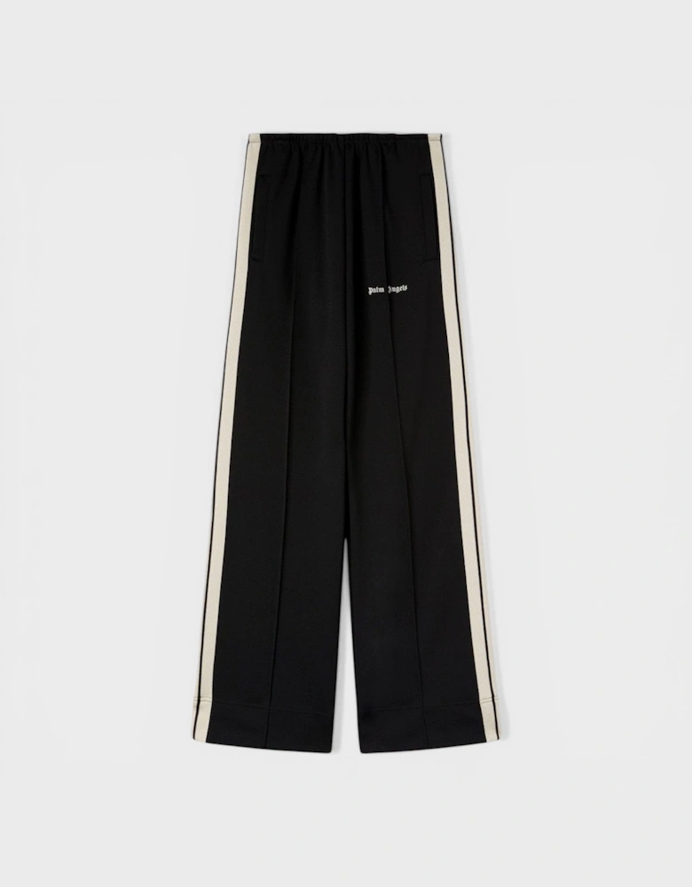 Classic Logo Loose Track Pant Black White