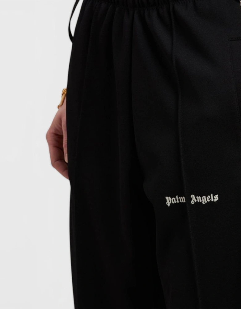 Classic Logo Loose Track Pant Black White