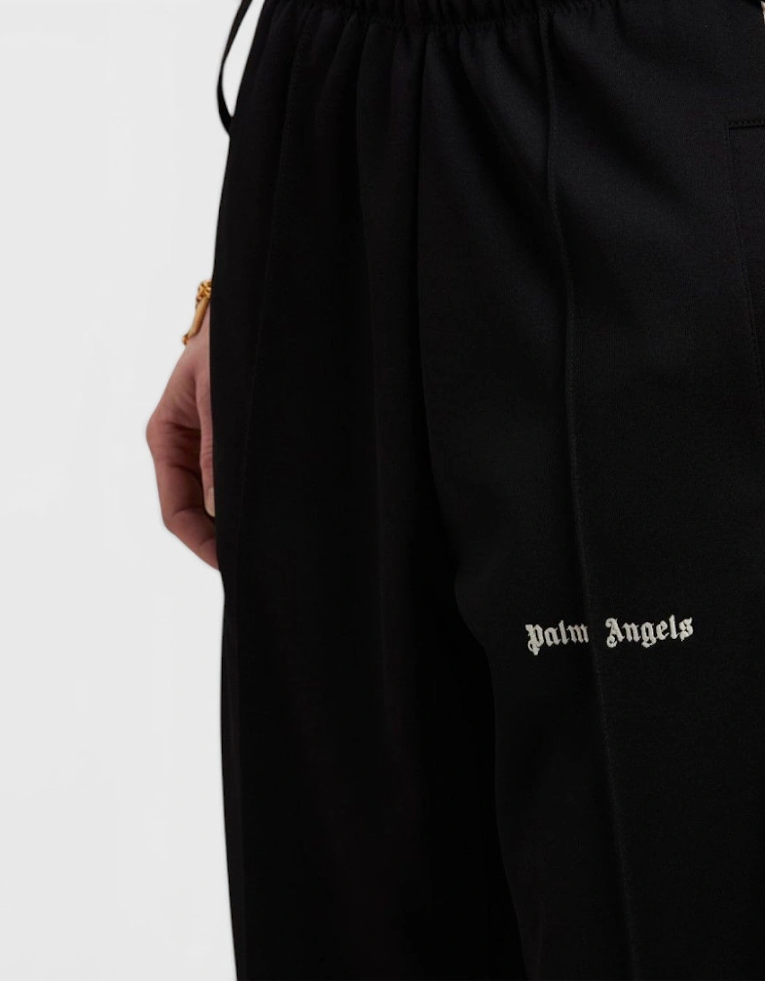 Classic Logo Loose Track Pant Black White