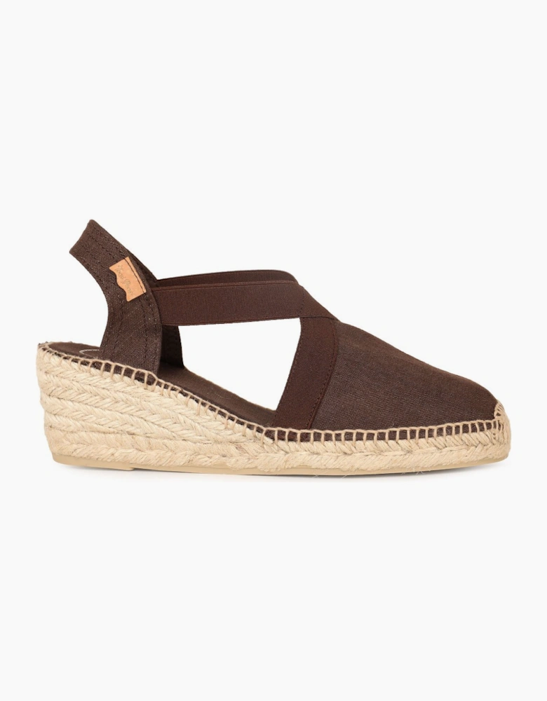 Ter Womens Wedge Heeled Espadrilles
