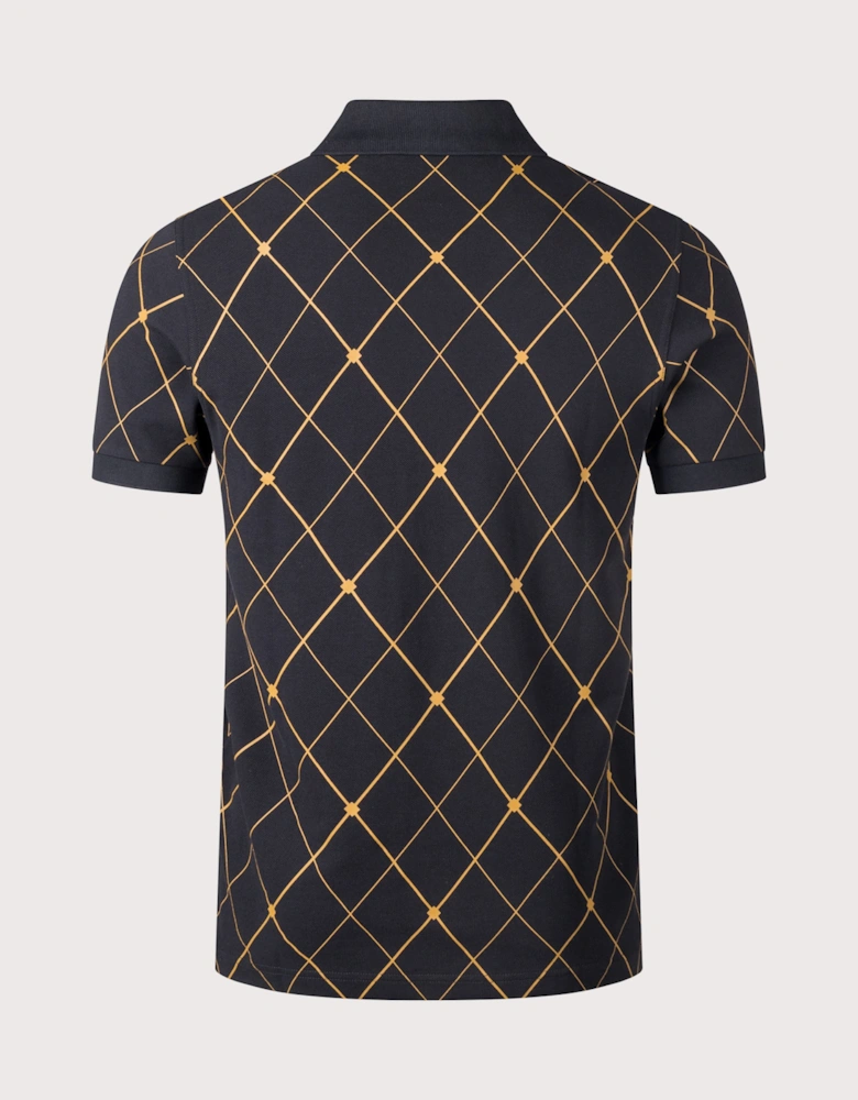 Regular Fit Argyle Print Fred Perry Shirt