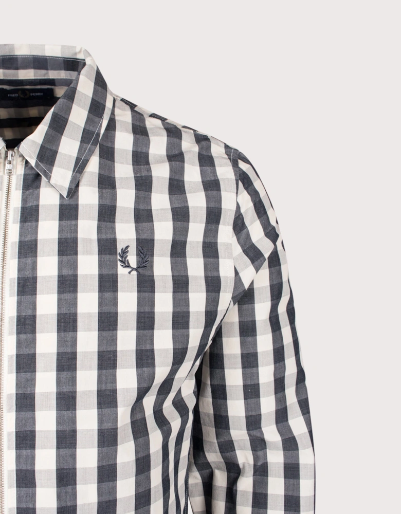 Regular Fit Poplin Check Overshirt